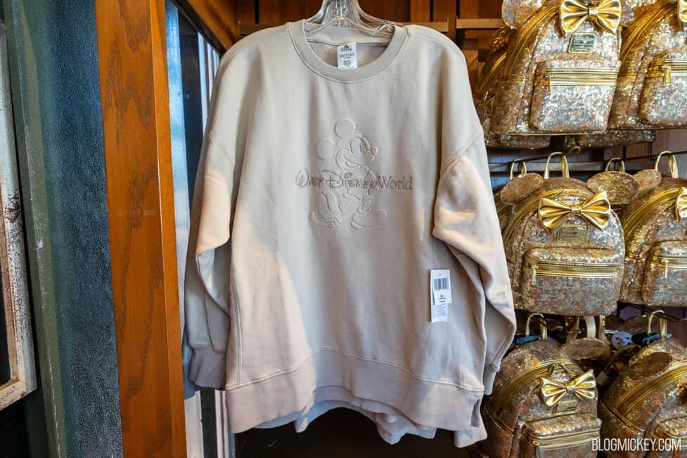 Disney's WORLD OF ENGLISH スウェット Rare vintage Walt Disney World Tour Embroidered Grey Crew